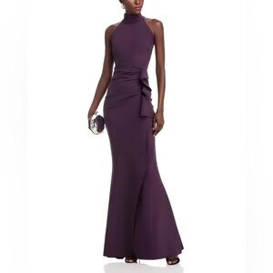 Chiara Boni Purple Evening Gown